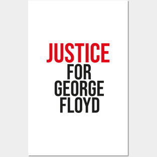 Justice For GEORGE FLOYD Posters and Art